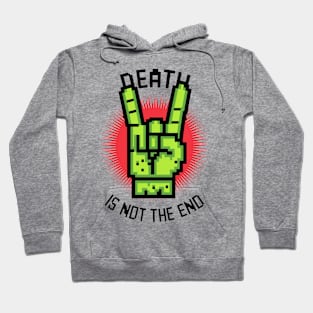 death is not the end pixel Hoodie